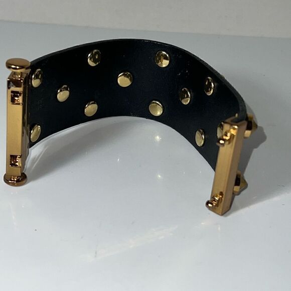 Authentic Tory Burch Leather Cuff Bracelet - Picture 3 of 6